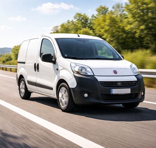 Furgoneta para transporte comercial entre Madrid y Valencia